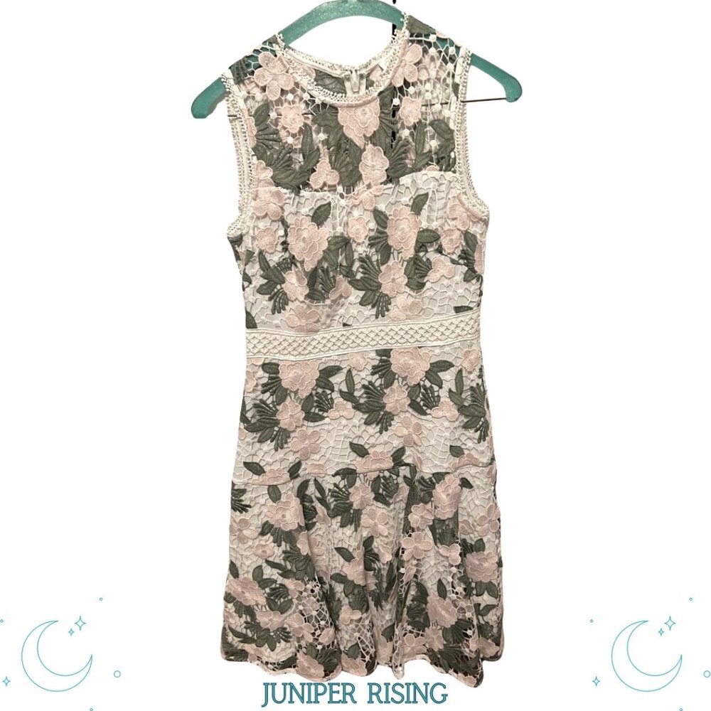 Shoshanna | Floral Lace Dress | Size 0